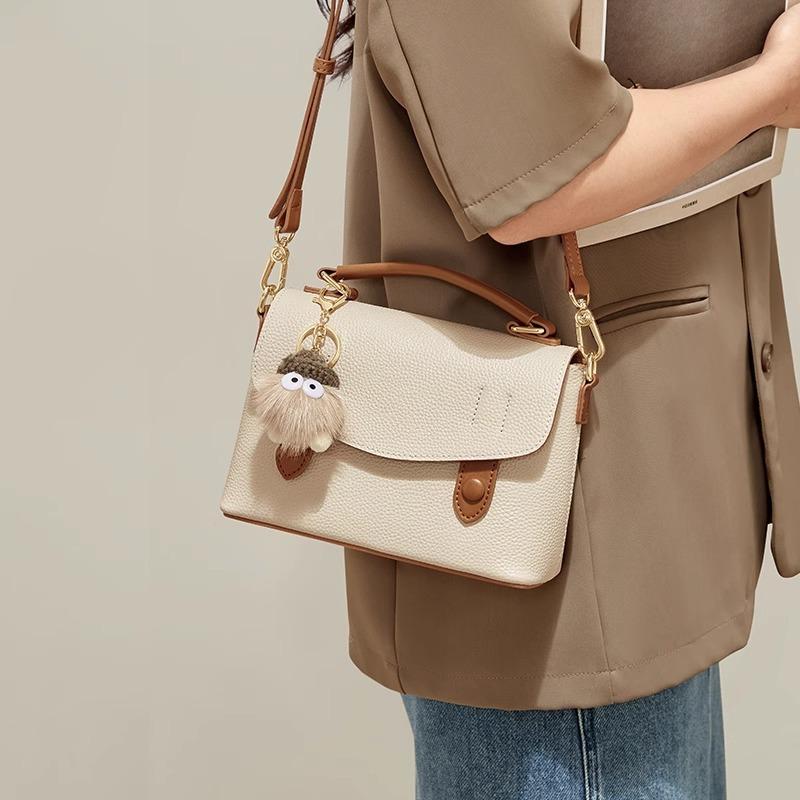 Spring and Summer Handbags: Fashionable and Versatile Shoulder Bags, Simple Crossbody Bags, Trendy Color-blocking Small Square Bags