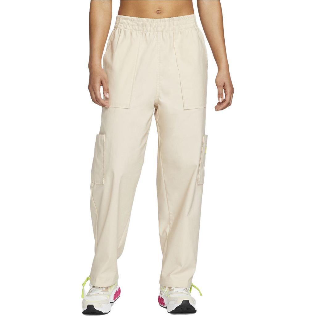 New Nike Knitted Sweatpants Women's Dune White DM6570-126