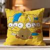 Hot T-Tthe Simpsons Cushion Cover Soft Washable Pillow Case Multi-Scene For Couch Bed Travel Office Use