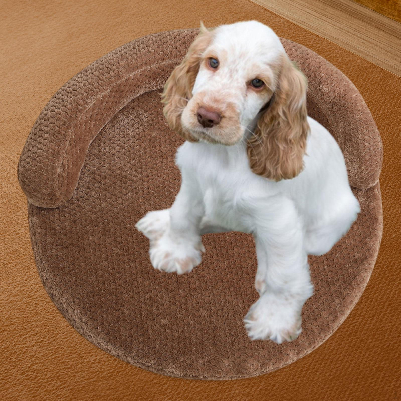 

Кошачья кровать, диван, удобные принадлежности для животных, гнездо, будка, милый коврик для сна для кошек в помещении M коричневый