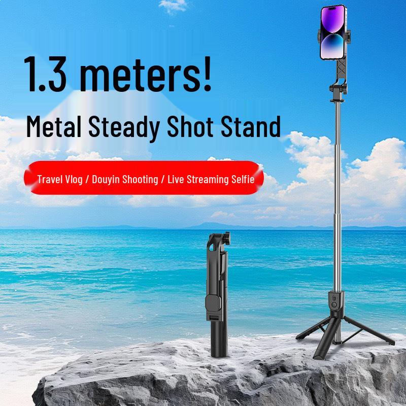 

2025 R9 Phone Bluetooth Selfie Stick with 360° Rotating Tripod for Desk and Live Streaming