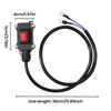 30/50/100cm Motorcycle Battery Disconnect Waterproof Automotive Battery Disconnect 12V/24V Cut Off Power Blocker For Marine Boat