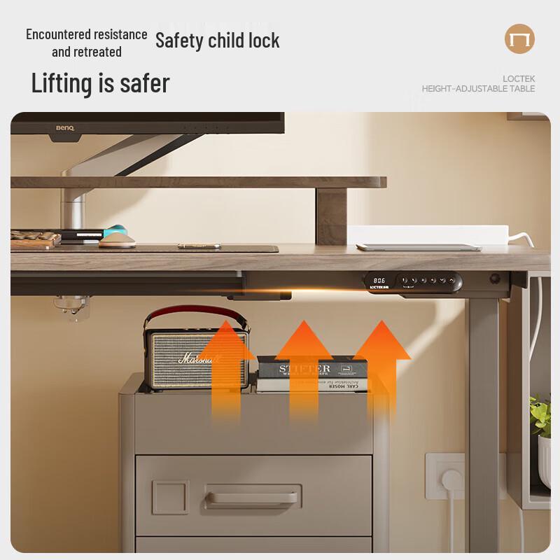 Loctek Black Warrior PRO Gaming Electric Standing Desk