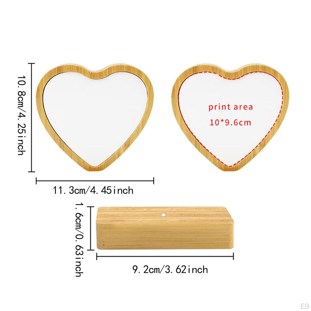 Kreativer Holz-Fotorahmen für Tischplatte, Geschenkhalter Schlafzimmer