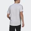 Adidas Aeroready Training Three Stripes Crew Neck T-Shirt Men Tops White GM2156