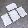 Qianxing White Ceramic Rectangular Dinner Plate