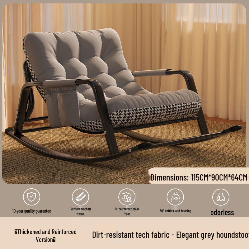 Adult Recliner Rocking Chair Sofa for Living Room or Balcony