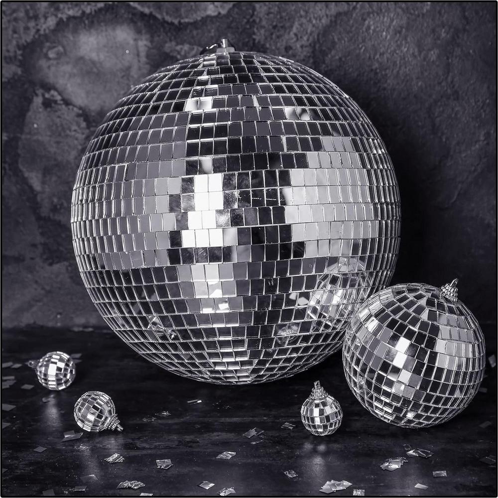 Disco koule DIY Glass Mirror Stickers Samolepky na zeď Samolepící Domácí dekorace Dekorace na zeď Dekorace interiéru Kreativní