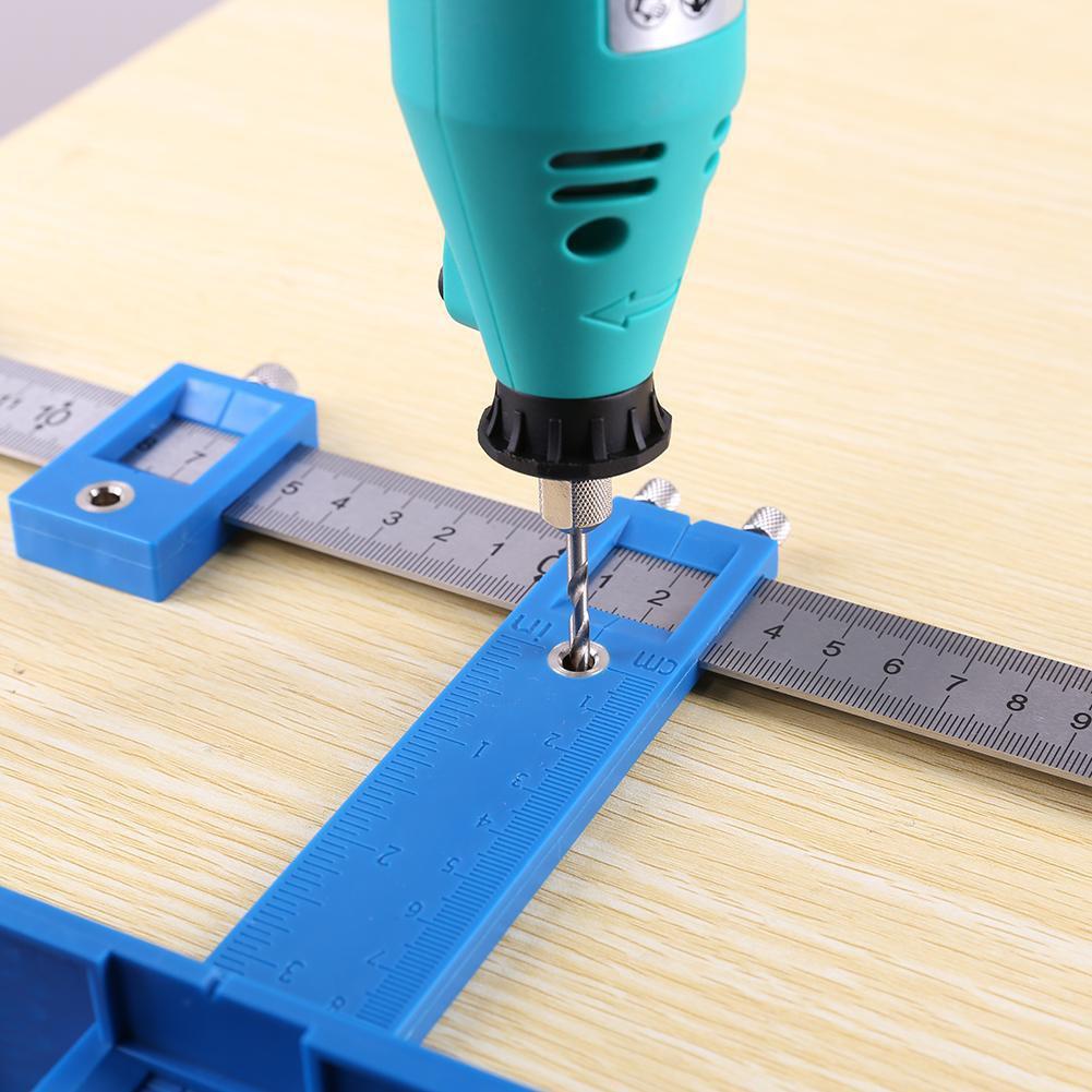 Hole Punch Jig Tool Drill Guide Sleeve for Cabinet Hardware Woodworking Drilling