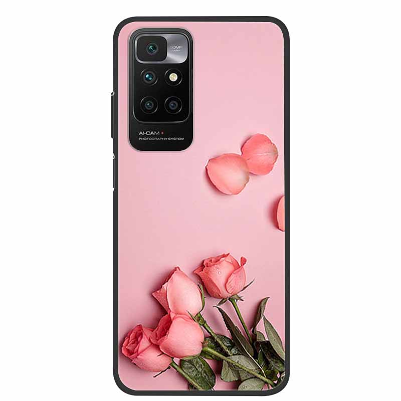 Für Xiaomi Redmi 10 Hülle Stoßfest Weiches Silikon TPU Rückabdeckung Für Xiaomi Redmi10 Handyhüllen Redmi 10 Prime 2022 Süße Cartoon