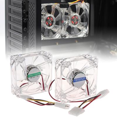Case Fan Efficient Mute 8cm PC Colorful RGB Lights Cooling Fan for Home