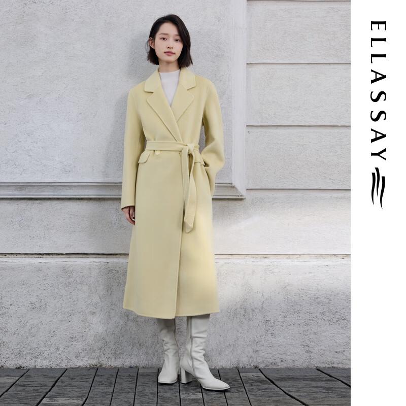 

ELLASSAY Женское длинное пальто из шерстяной смеси Осень/Зима 2025 L