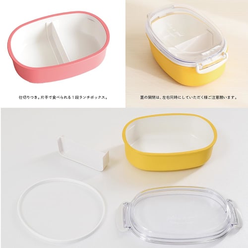 FIG Lacquered Single-Tier Lunch Box, 600ml, Beige, 024