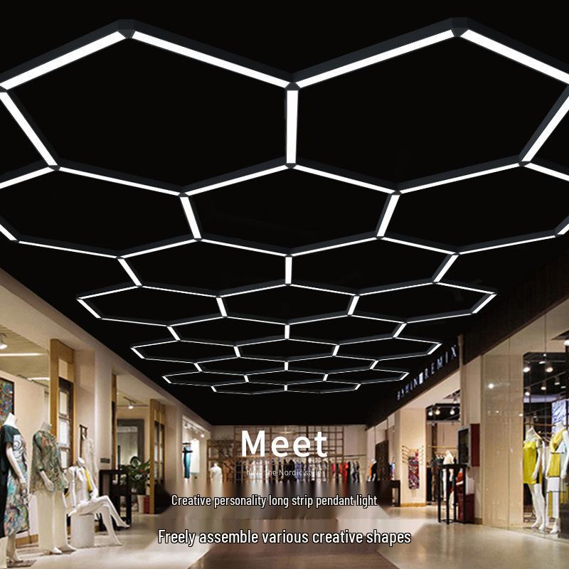 

Modular LED Strip Light for Offices, Schools, Gyms, and Supermarkets Aluminum Shell 180*7*4cm 42W