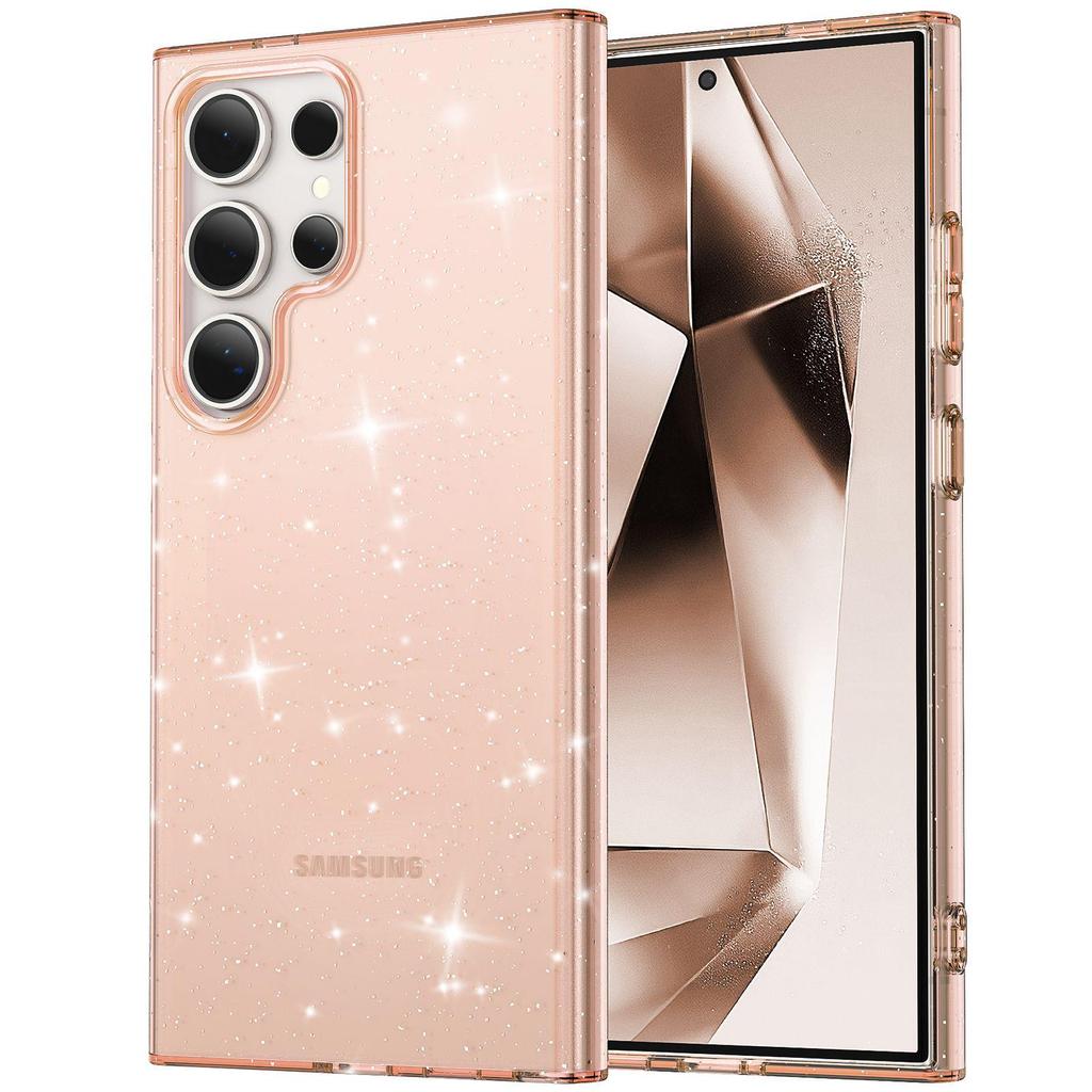 Compatible Samsung Phone Case: S25 Ultra, S24 Starry Sky Glitter, S23 Antibacterial, A56 Protective, A26 Transparent.
