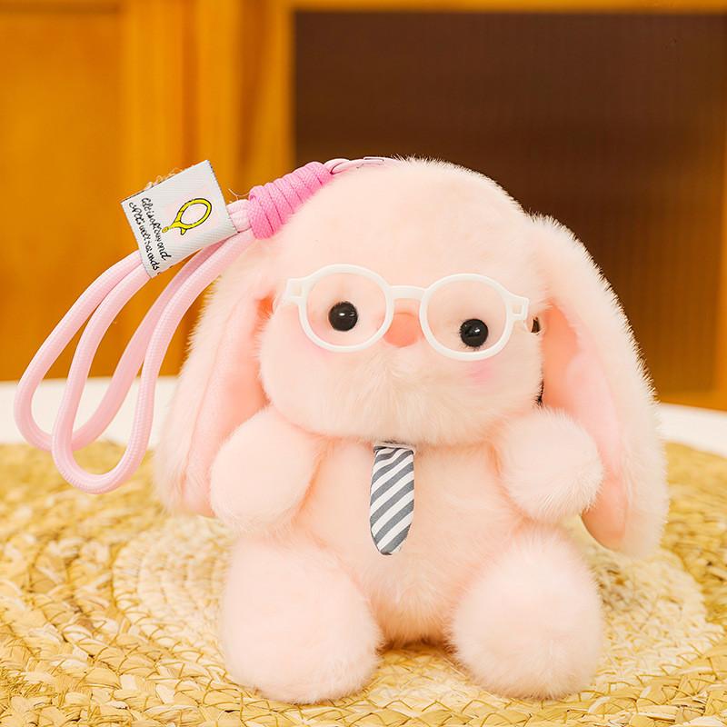 Bunny Lolita Plush Keychain Cute Hanging Doll For Bag Decor And Gift