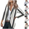 Dámská bunda s dlouhým rukávem Cardigan s límcem s pruhem na jeden knoflík Business & Leisure Top