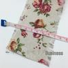 Brushed Cotton & Linen Floral Strip - 70mm Craft Material