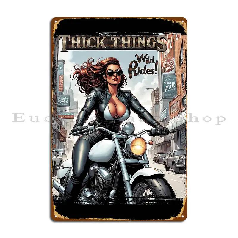The Rider Girl Of New York Metal Plaque Poster Wall Custom Customize Printing Sign Personalized Tin Sign Poster 20x30cm