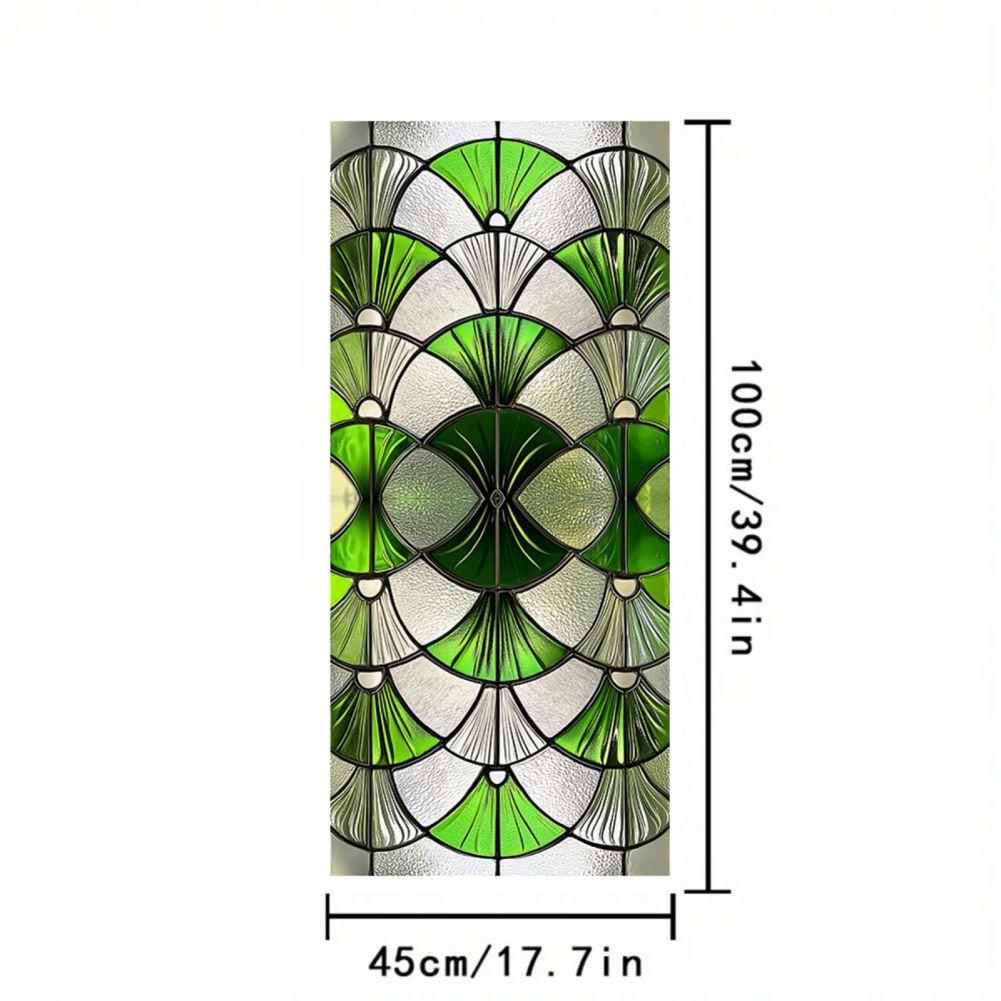 European-Style Vintage Iridescent Window Decals Static Cling Window Sticker