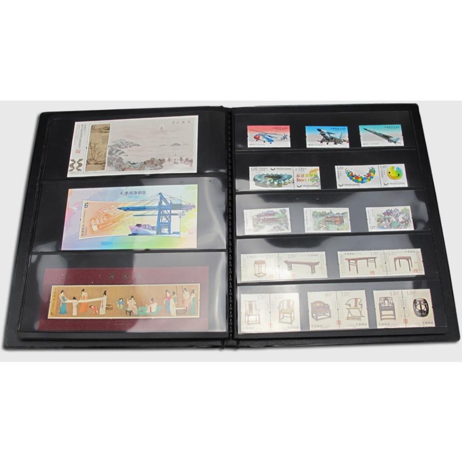 Large Capacity Stamp Collection Book, Paper Coin Collection Book, with Dust Cover, Expandable Capacity, Christmas Gift, Stocking Stuffers