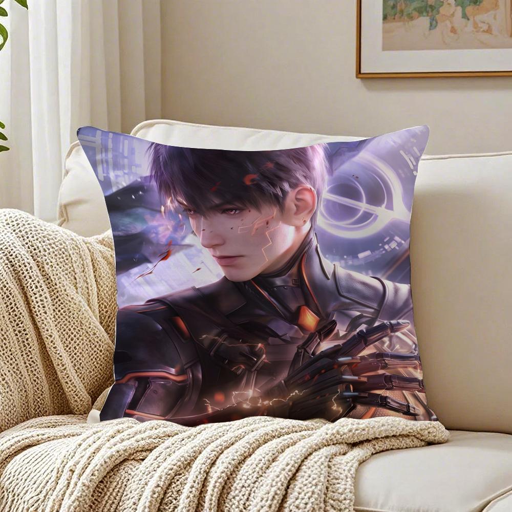 1PCS Romantic LLove And Deepspace Icons Cushion Cover Pillowcase Antidustmite Living Room Sofa Decor Cushion Room
