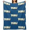 TCNJ Throw Blanket Hairys Multi-Purpose Plaid Personalized Gift Blankets
