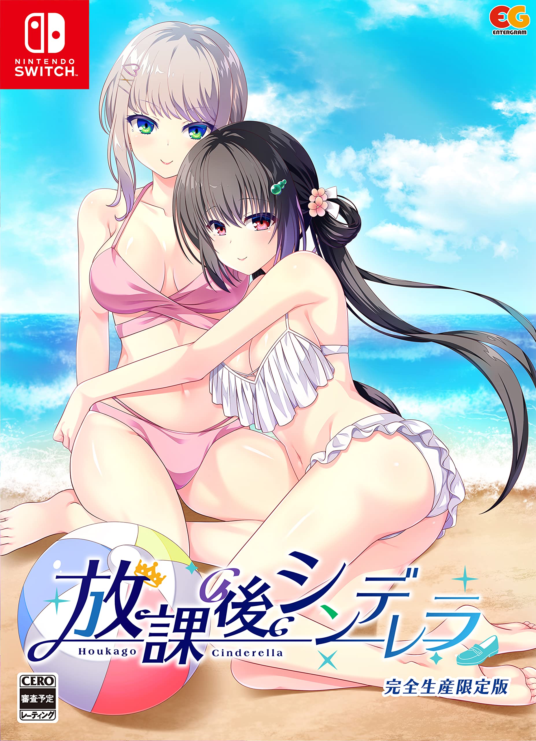 After School Cinderella Limited Edition Switch Acrylic microfiber and Haruka SD illustration acrylic keychain - (Bonus panel, cloth, included)