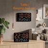 Home Temperature Humidity Meter Clock with Comfort Reminder Electronic LED Digital Alarm Clock Dual Alarms Snooze Table Watch