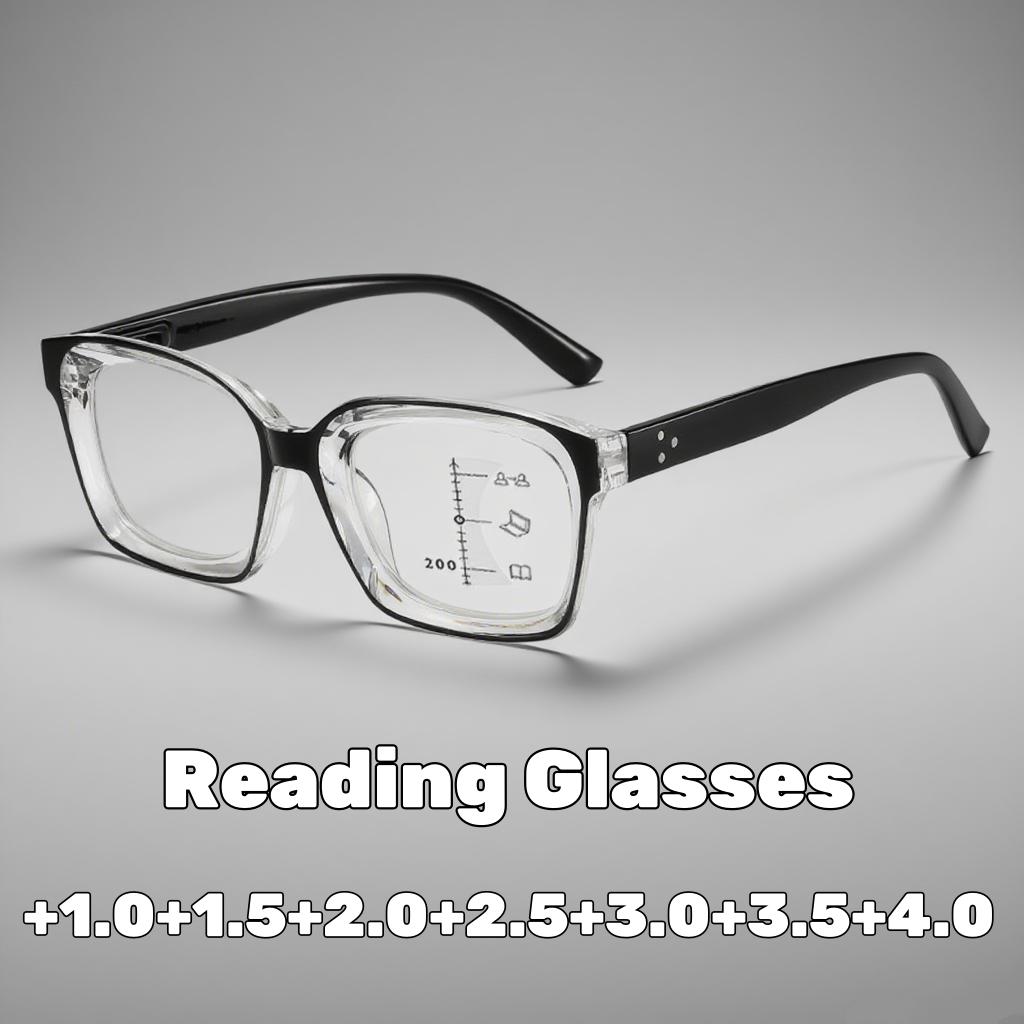 Multifocales Progresivos Reading Glasses Trend Anti Blue Light Eyewear for Women Progressive Glasses of View Far and Close
