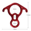 50KN Rescue Figure 8 Descender fit for Rock Climbing, Aerial Dance