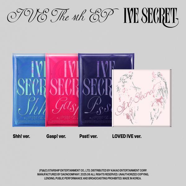 IVE – 4th Mini Album [IVE SECRET] (Random Ver. | Shh! / Gasp! / Psst!)