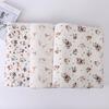 0.5m/1m/2m Thickened Small Bear Printed Lamb Fleece Fabric Making Winter Coats Scarves Hoodies Home Clothes Handmade DIY Fabric