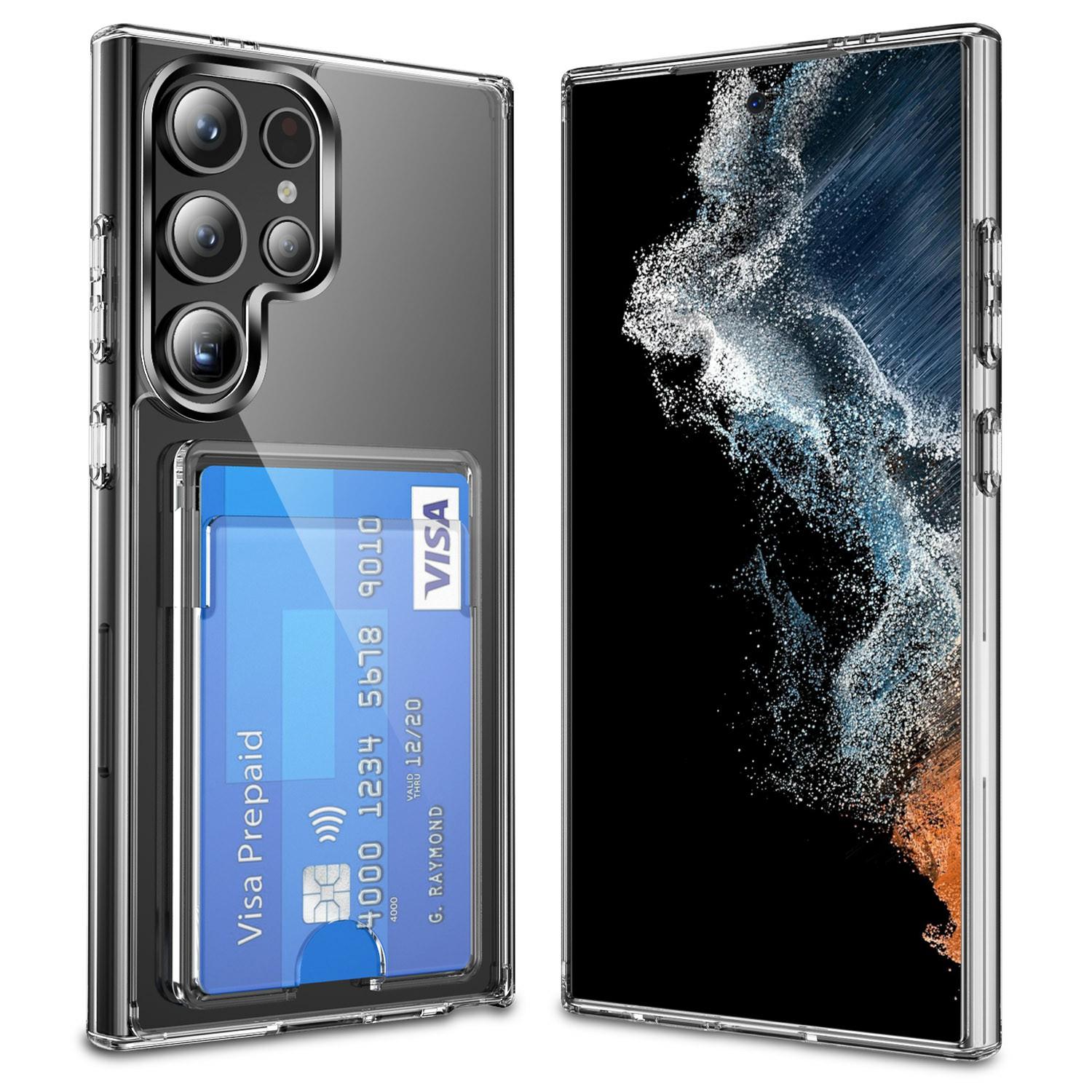 

Для Samsung Galaxy S26 Ultra Чохол TPU + PC + Акрил Чохол для мобільного телефону з тримачем для карток