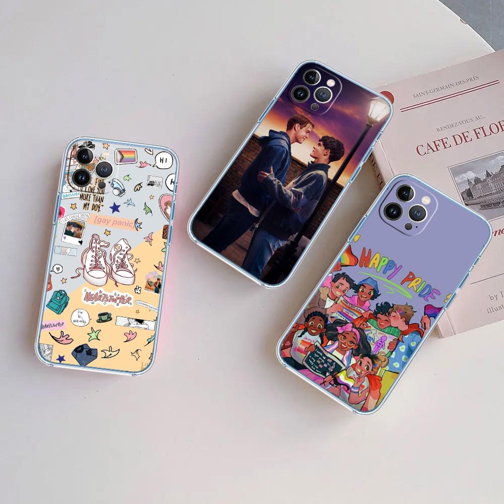 Heartstopper Transparent Phone Case for Samsung Galaxy A04 A04S A14 A23 A34 A54 M23 M33 M52 M53