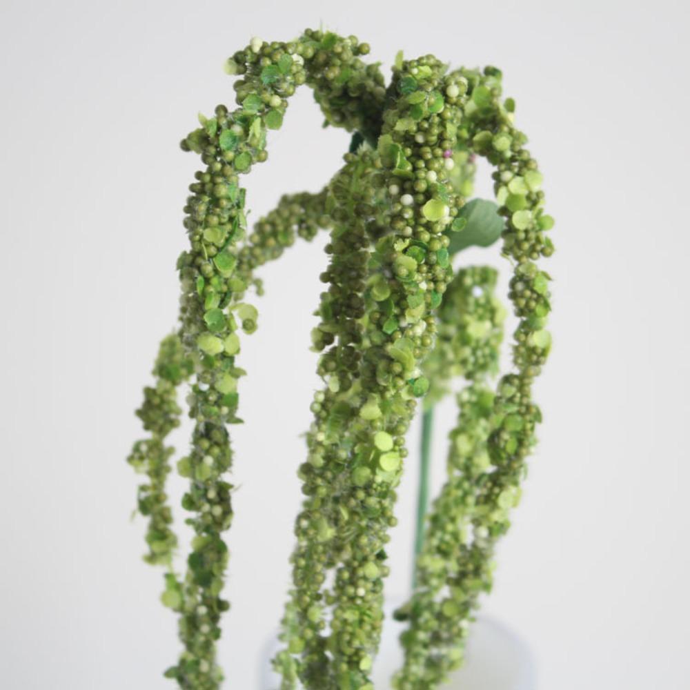 8 Fork Artificial Foam Flower Vine 120cm Green Plant Artificial Wisteria  Home Garden Decor