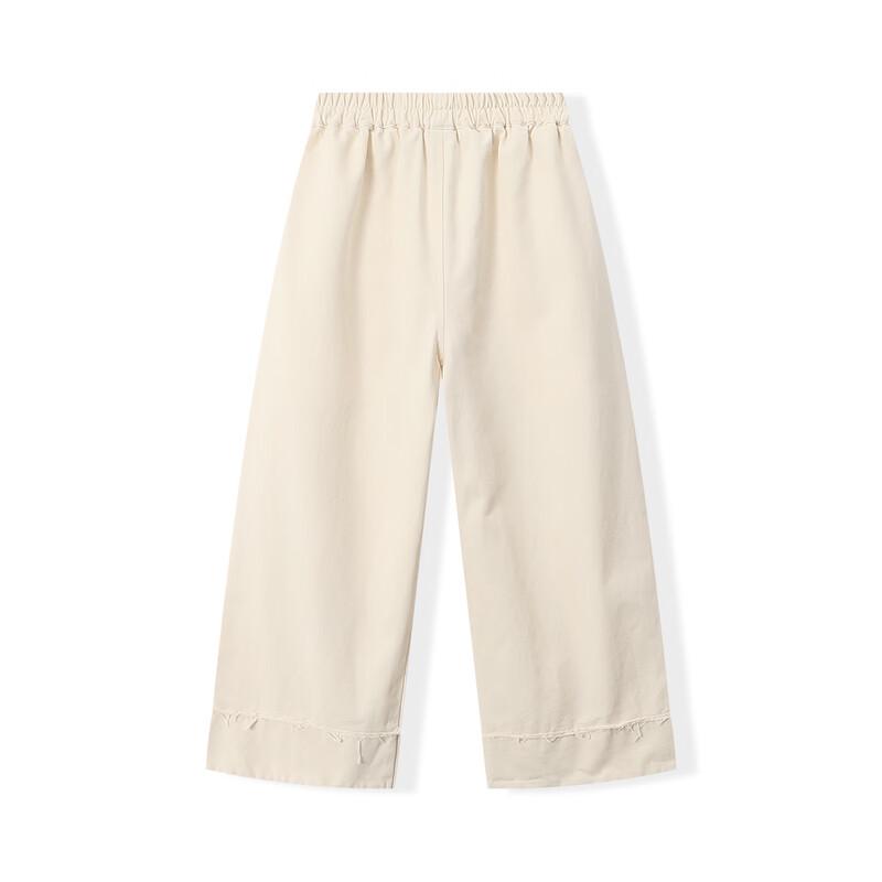 Mengtejiao Girls' 2026 Loose Straight-Leg Casual Pants
