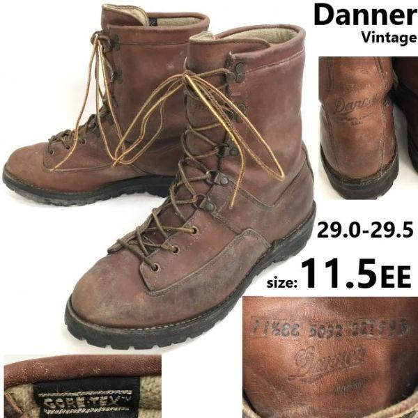 Danner 5032 GORE-TEX leather hunting boots 11.5EE 29 brown 80s vintage