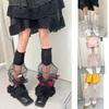 Fashionable Kids Leg Warmer Transparent Sweet Design Breathable Nylon Comfortable For Daily Use And Parties