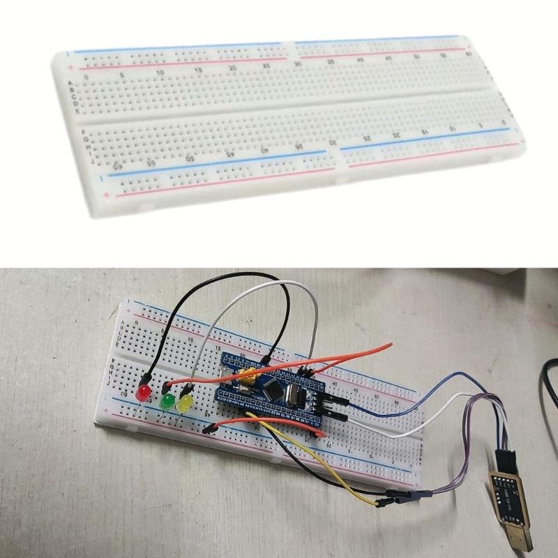 Quality 830 Tie Point Solderless Breadboard Bread Board for DIY Enthusiasts Engineers For Safe And Efficient Connection