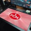 1.FC Nürnberg Logo Color Mouse Pad Large Gaming Table Cushion Non-slip Laptop Tablet Big Mousepad XXL Mat Mini PC Playmat With Lock edge