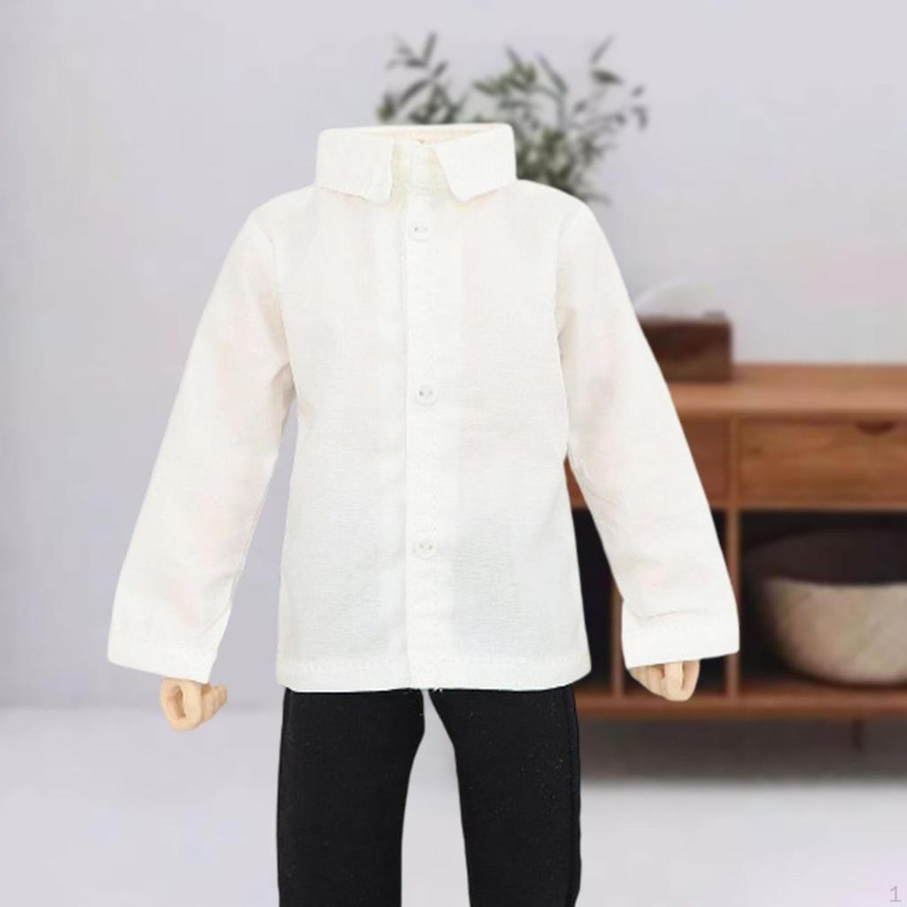 1/6 Shirt, Casual And Elegant Retro Style Clothing for 30cm Male Articulated Figure.