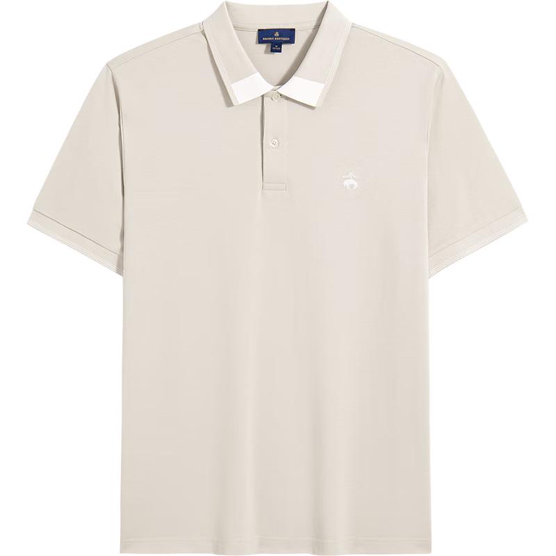 Brooks Brothers Men s Stitching Collar Casual Polo Shirt XL
