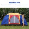 Přenosný kempingový stan Cestování Venkovní turistika Vodotěsný Větruodolný Anti-UV 8-10 osob Rodinný Velký skládací stan CN RU US ES FR AU CZ Pu Huo Da Yu 2KG