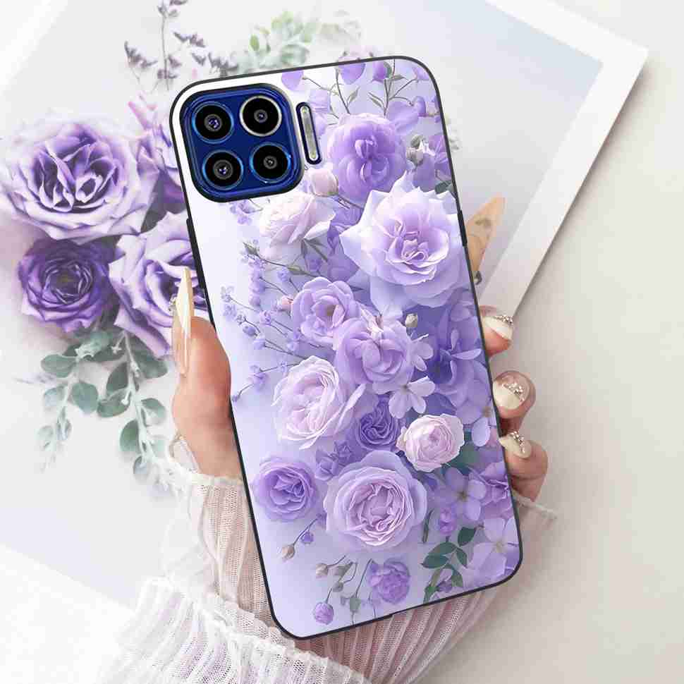Für Motorola One 5G 6,7" Hülle Neueste Beliebte Drucke Silikon TPU Schwarze Abdeckung Für Motorola One MOTO ONE 5G Handyhüllen Bumper