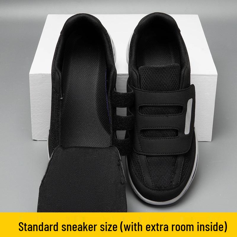 

Женская обувь больших размеров для диабетиков для пожилых людей с отеками, вальгусной деформацией большого пальца стопы и широкими ногами 40