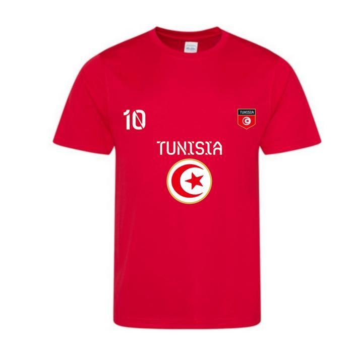 Ensemble short et maillot de foot Tunisie enfant - Blanc