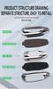 GAC Trumpchi M8 Master Key Case for 24/25 Models - Legendar E9pro Car Bag Shell Buckle.