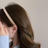 2pc Fashion PU Solid Bezel Headwear Women Headband Girls Vintage Hair Bands Hairband Hoop for Holiday Party Hair Accessories