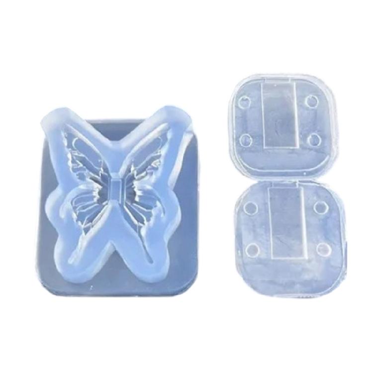 Portable Butterfly Shaped Silicone Mold For Professional Nail Artists And Jewelry Makers Anti Tear Material